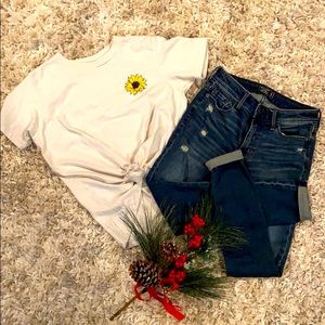Abercrombie jeans & ONeill tshirt 🌺